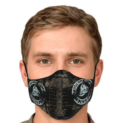 Mjolnir Viking Face Mask Cover - Mutli