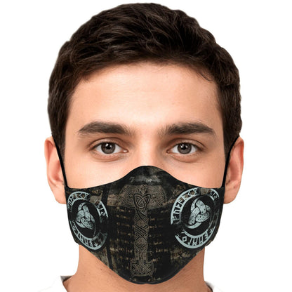 Mjolnir Viking Face Mask Cover - Mutli