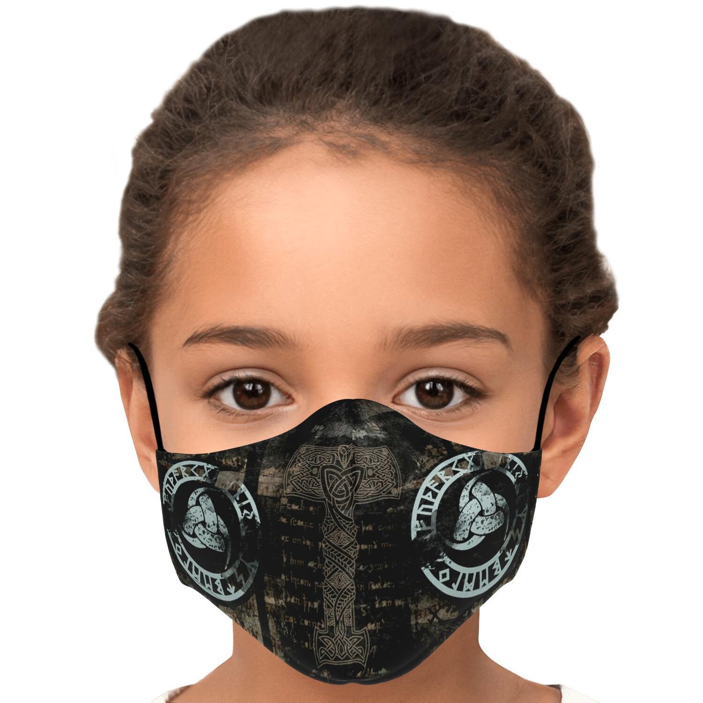 Mjolnir Viking Face Mask Cover - Mutli