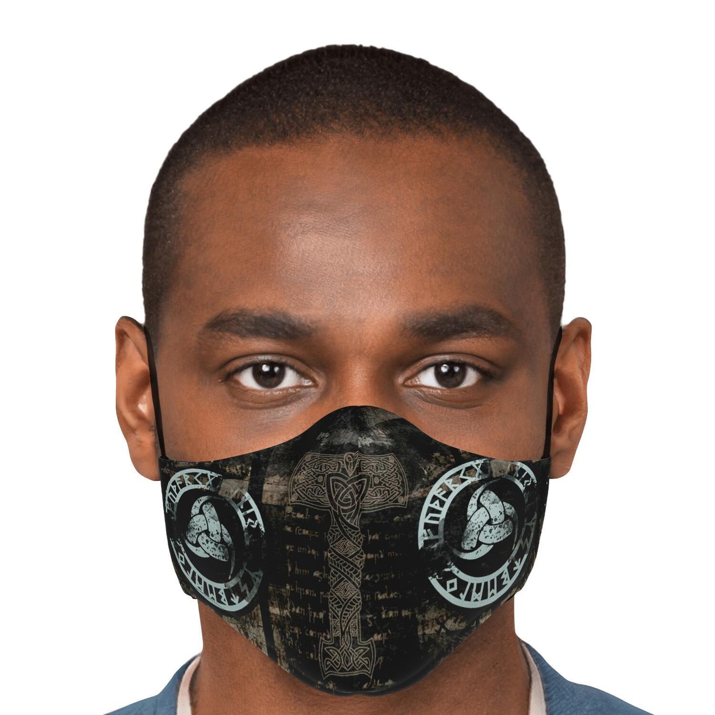 Mjolnir Viking Face Mask Cover - Mutli