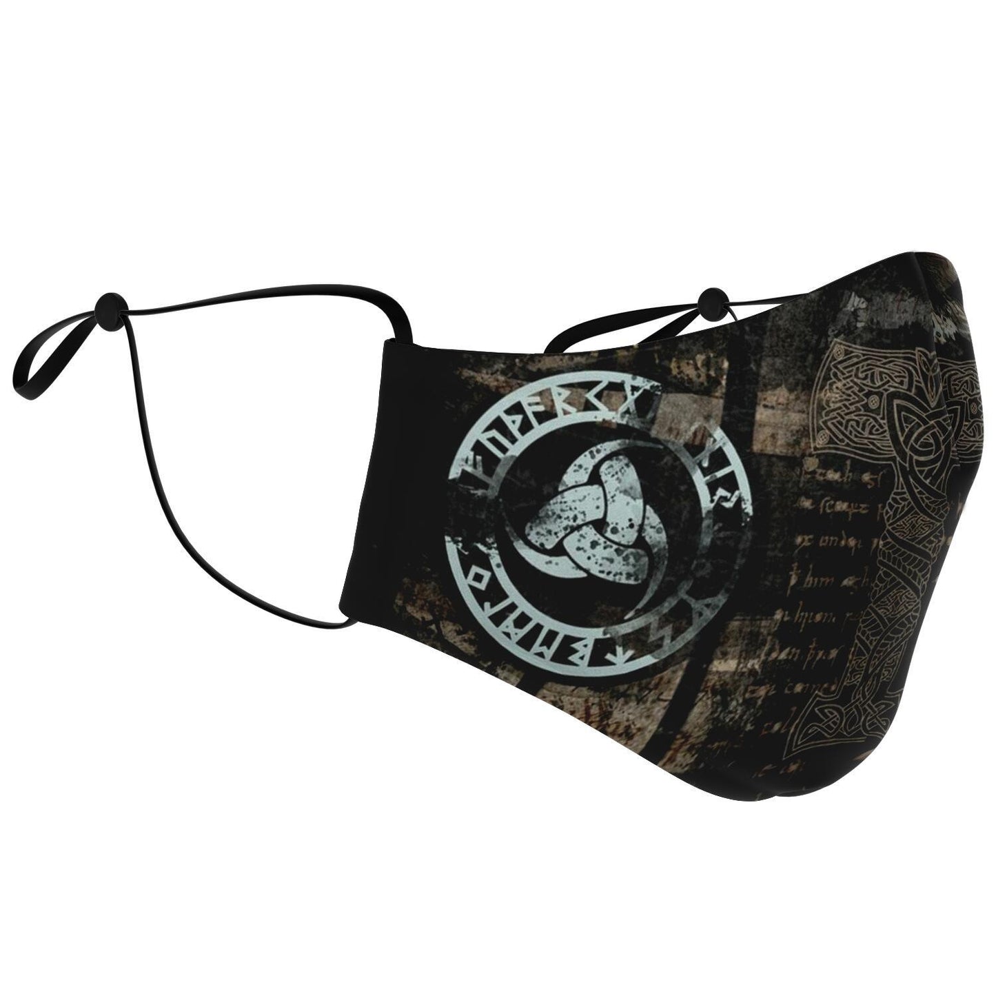 Mjolnir Viking Face Mask Cover - Mutli