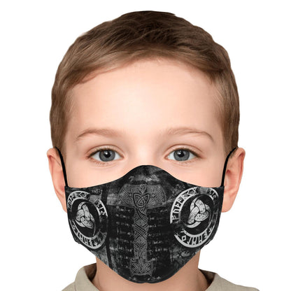 Mjolnir Viking Face Mask Cover Black