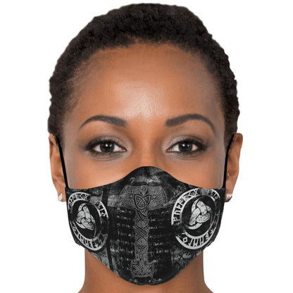 Mjolnir Viking Face Mask Cover Black