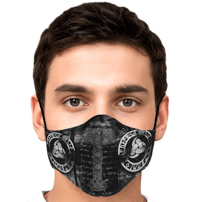 Mjolnir Viking Face Mask Cover Black