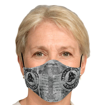 Mjolnir Viking Face Mask Cover Grey