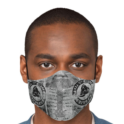 Mjolnir Viking Face Mask Cover Grey