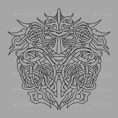Nordic God Mask, Odin Tattoo, Vikings Tattoos - Digital Download