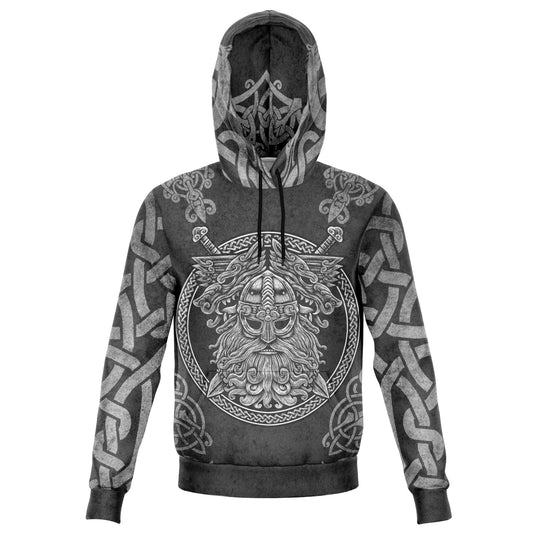 Nordic Norse Vikings God Odin with Geri & Freki Inspired Hoodie - Style 005 - VikingsBrand