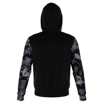 Norse God Odin Military Camo Hoodie - VikingsBrand