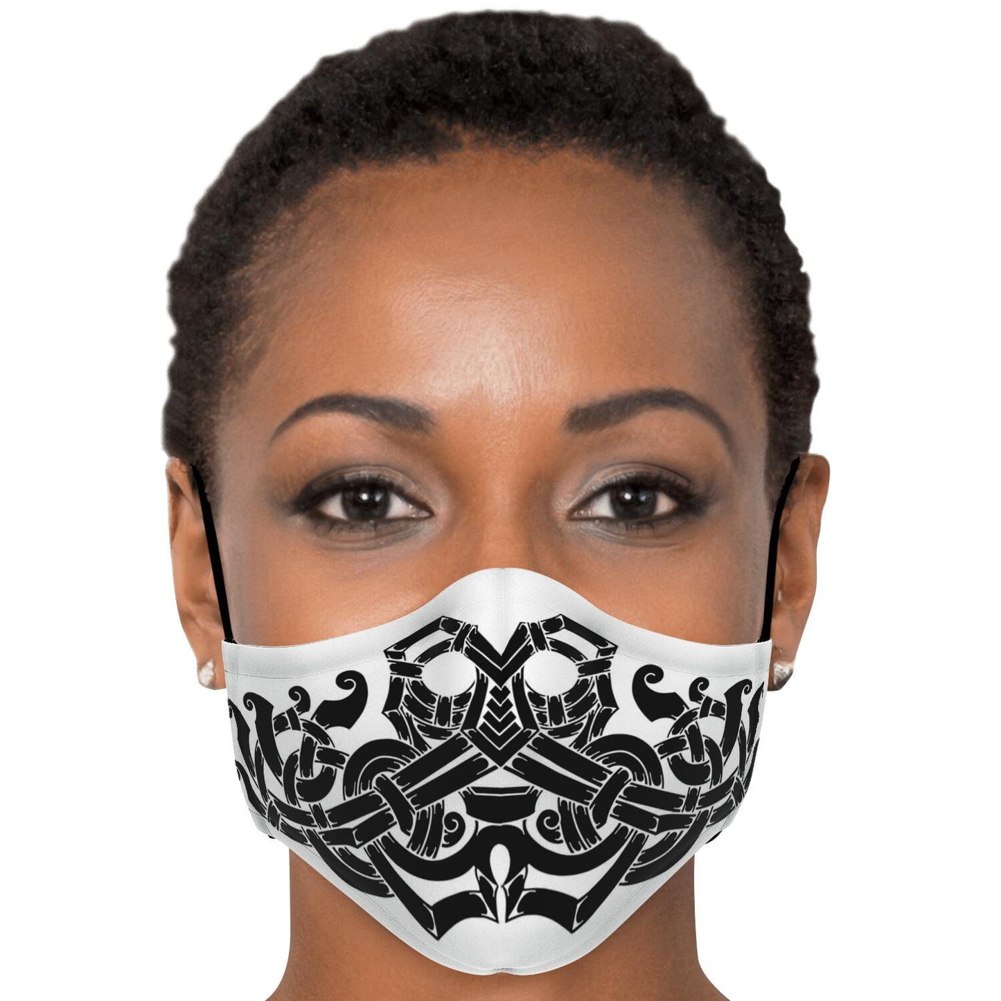 Norse God Odin Viking Face Mask Cover, Black