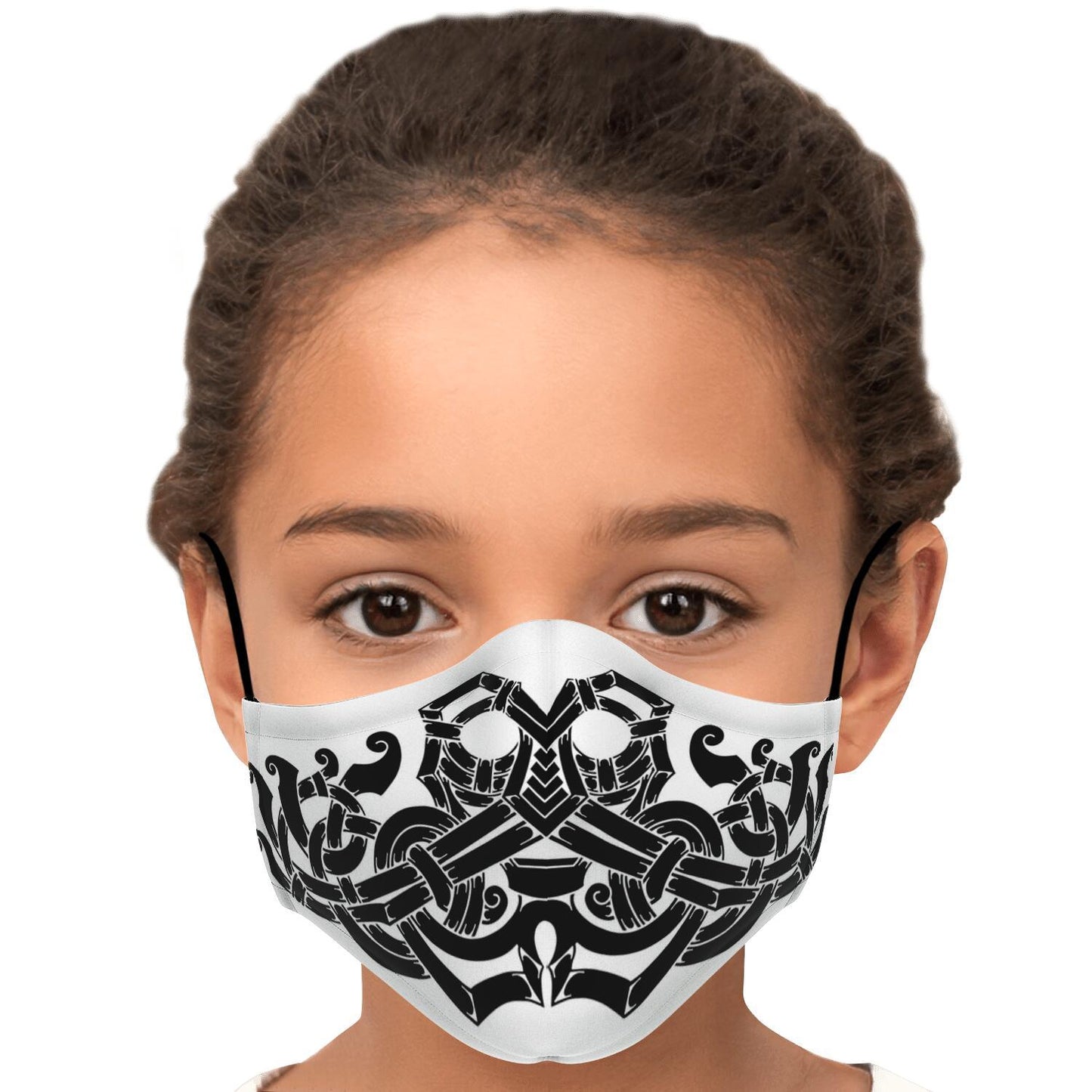 Norse God Odin Viking Face Mask Cover, Black