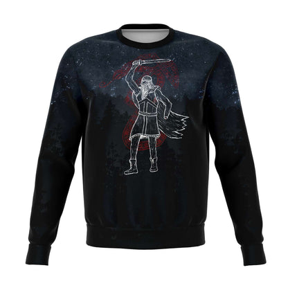 Norse God Tyr, Unisex Viking Sweatshirt