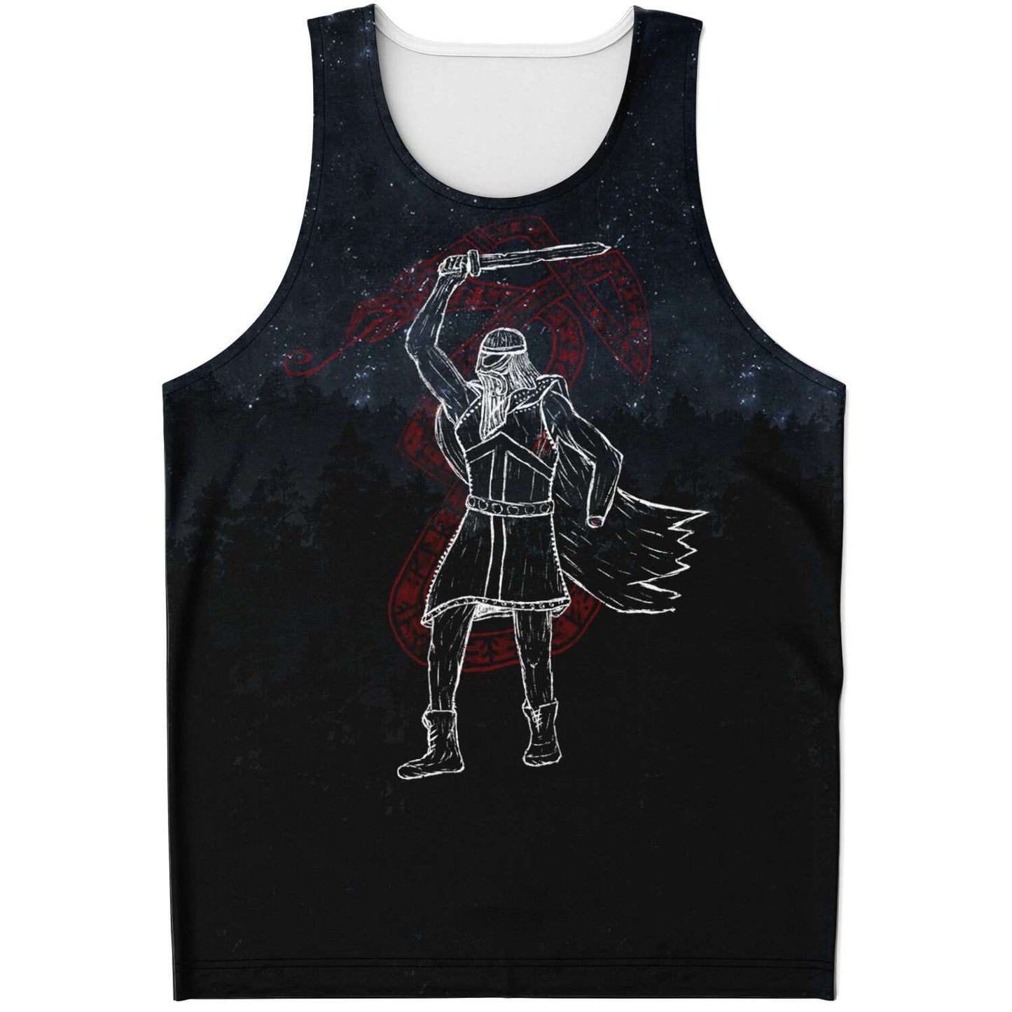 Norse God Tyr, Unisex Viking Tank Top