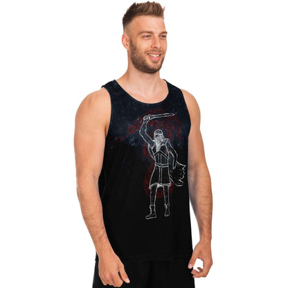 Norse God Tyr, Unisex Viking Tank Top