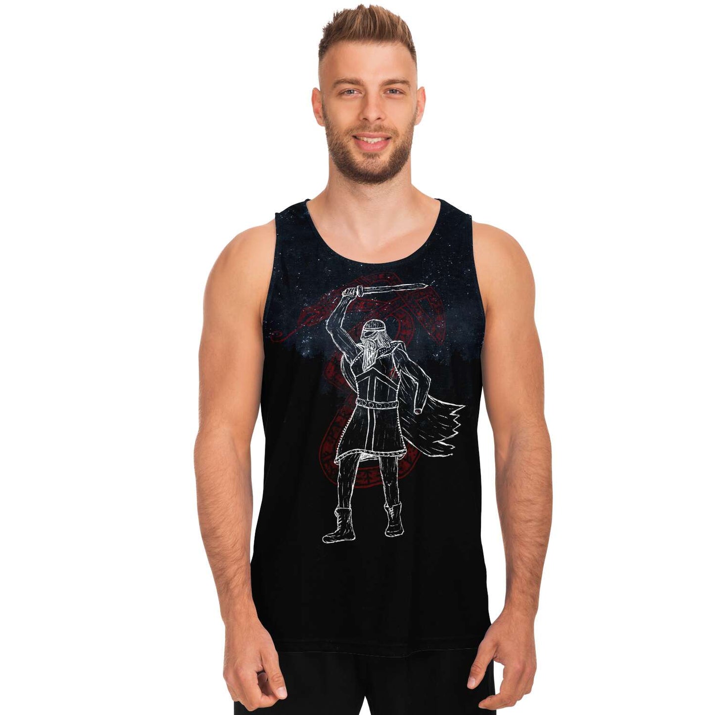 Norse God Tyr, Unisex Viking Tank Top