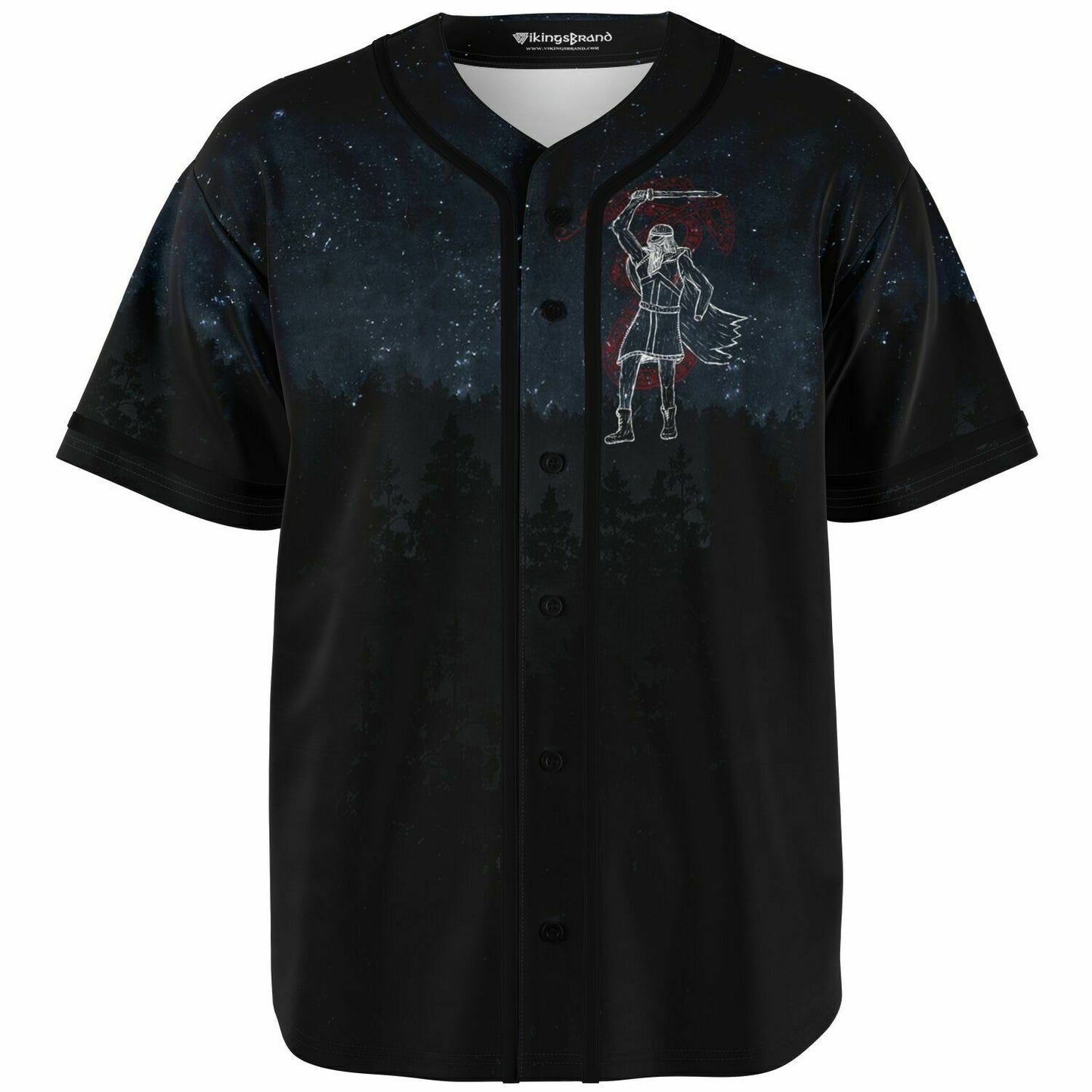 Norse God Tyr, Viking Baseball Jersey