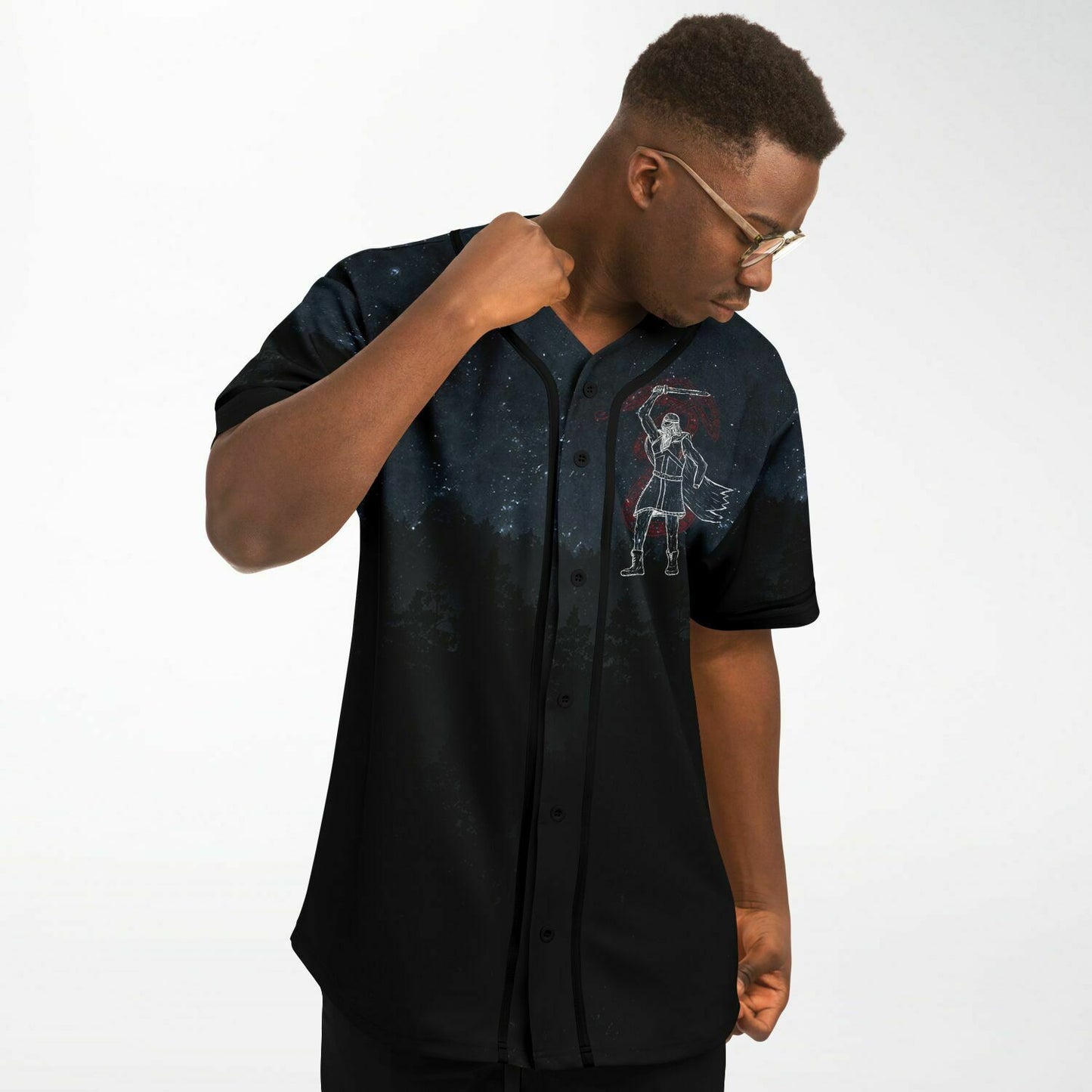 Norse God Tyr, Viking Baseball Jersey