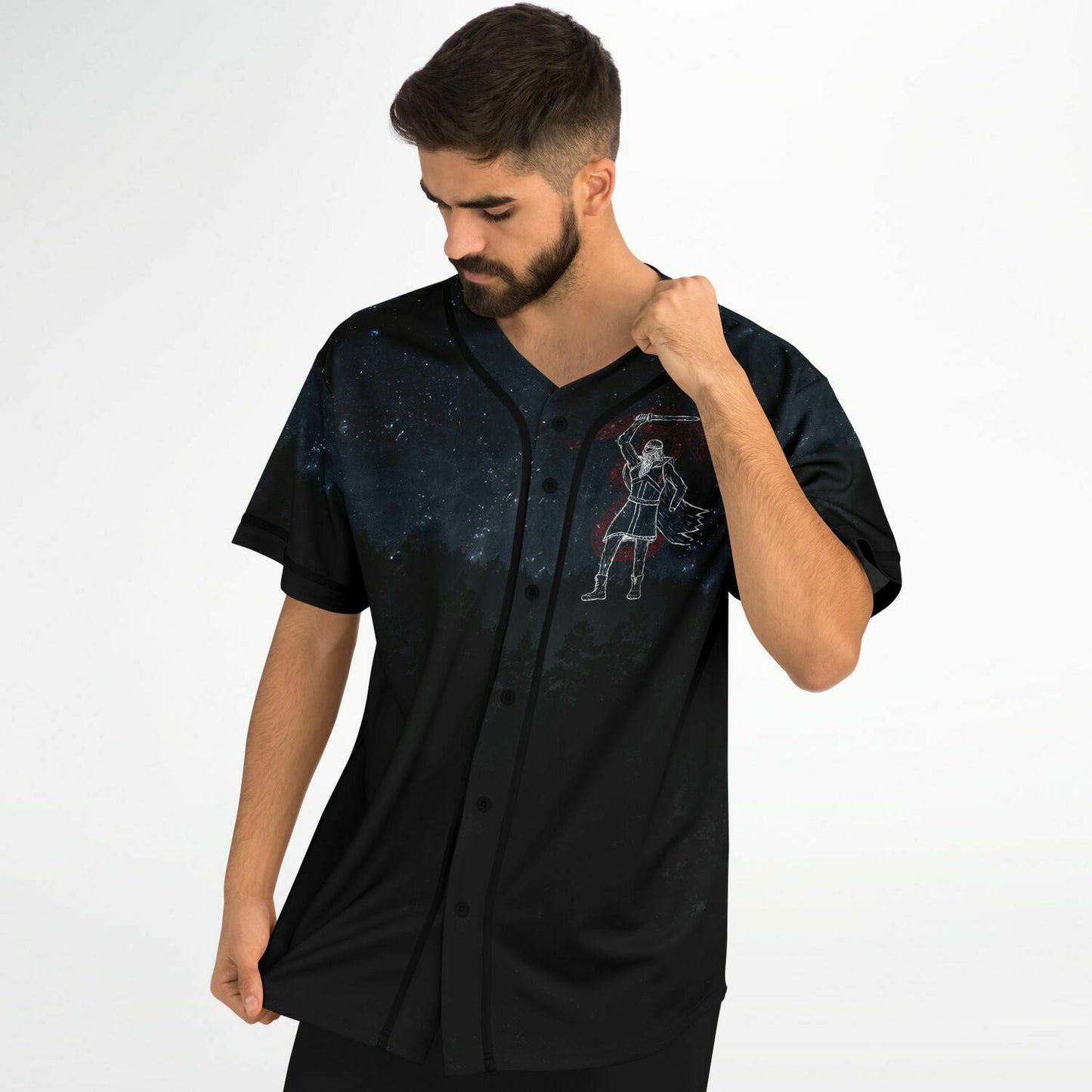 Norse God Tyr, Viking Baseball Jersey