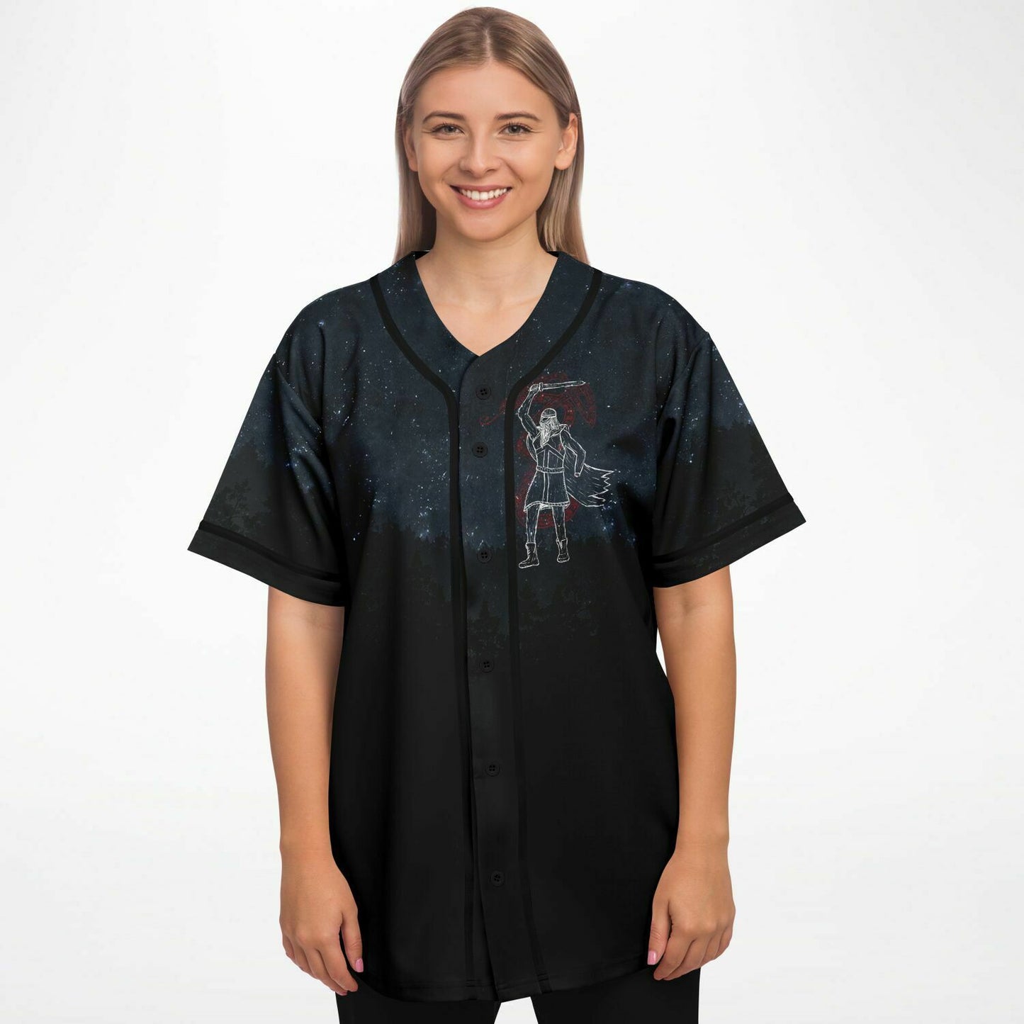 Norse God Tyr, Viking Baseball Jersey