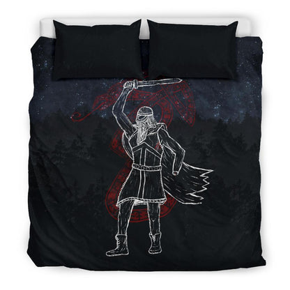Norse God Tyr, Viking Bedding Set