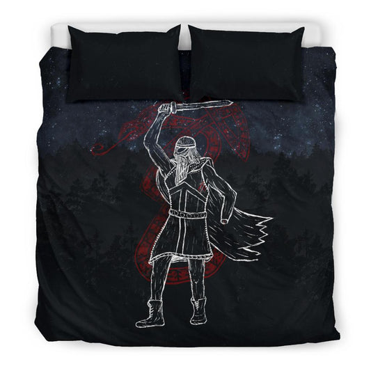 Norse God Tyr, Viking Bedding Set