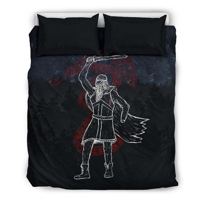 Norse God Tyr, Viking Bedding Set