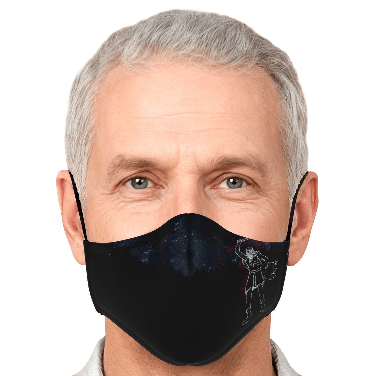 Norse God Tyr Viking Face Mask Cover