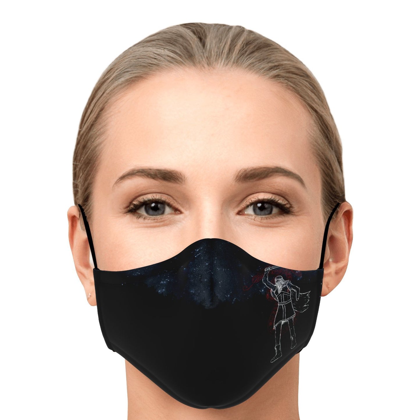 Norse God Tyr Viking Face Mask Cover
