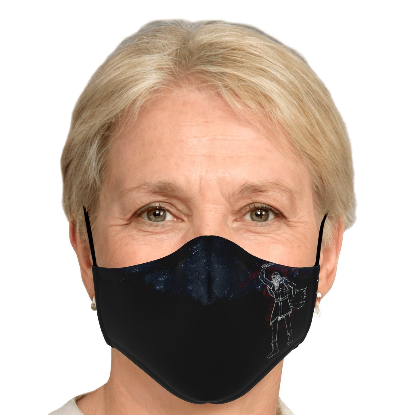 Norse God Tyr Viking Face Mask Cover
