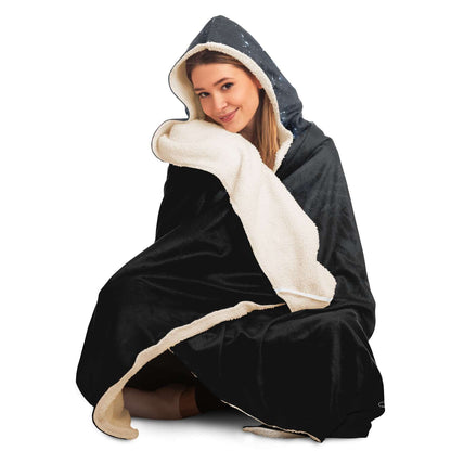 Norse God Tyr, Viking Hooded Blanket