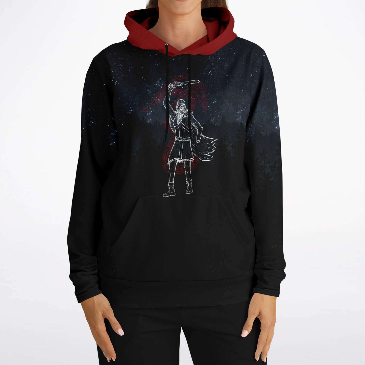 Norse God Tyr, Viking Hoodie