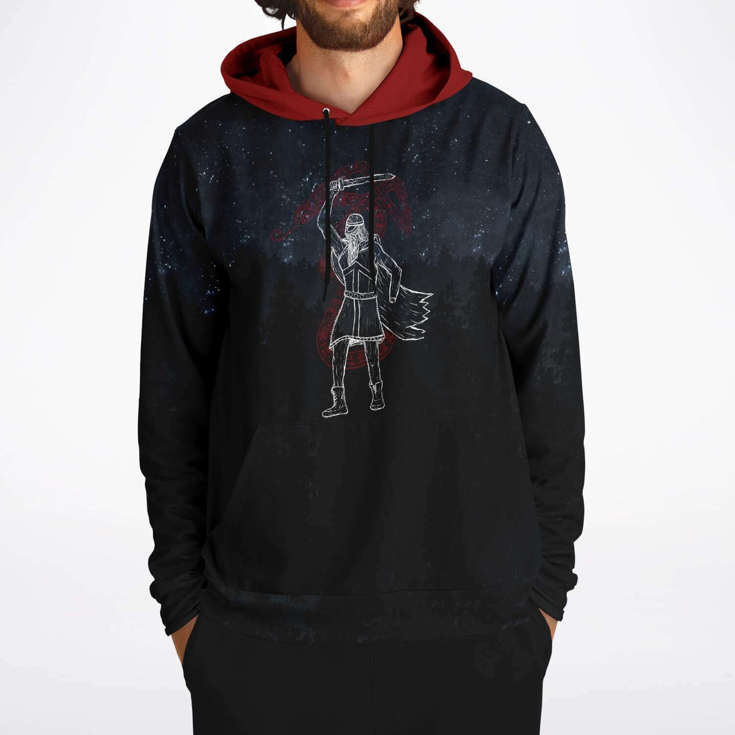 Norse God Tyr, Viking Hoodie