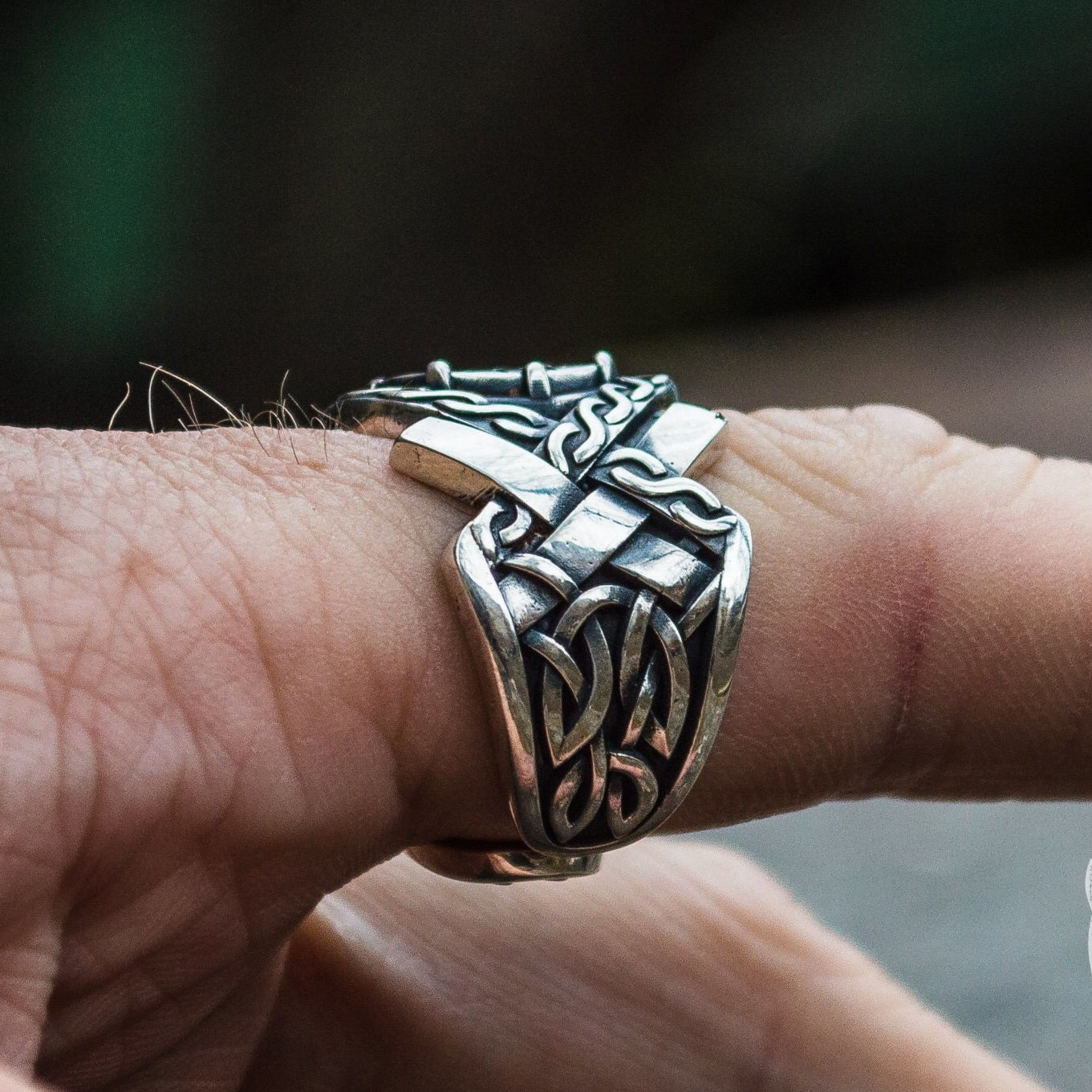 Norse Ornament Vegvisir Symbol Viking Ring - VikingsBrand