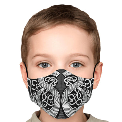Norse Serpent Viking Face Mask Cover