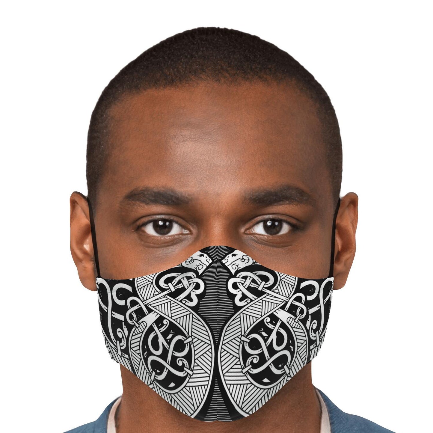 Norse Serpent Viking Face Mask Cover