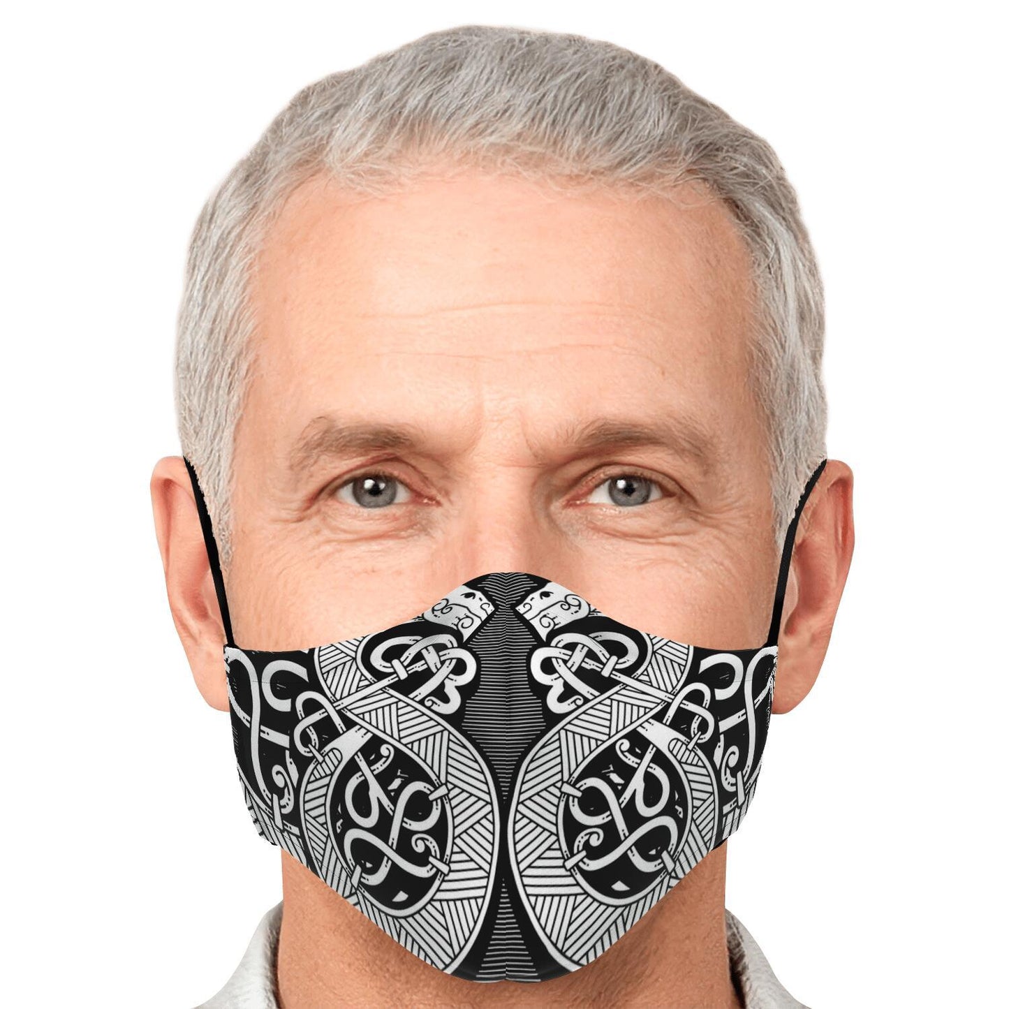 Norse Serpent Viking Face Mask Cover
