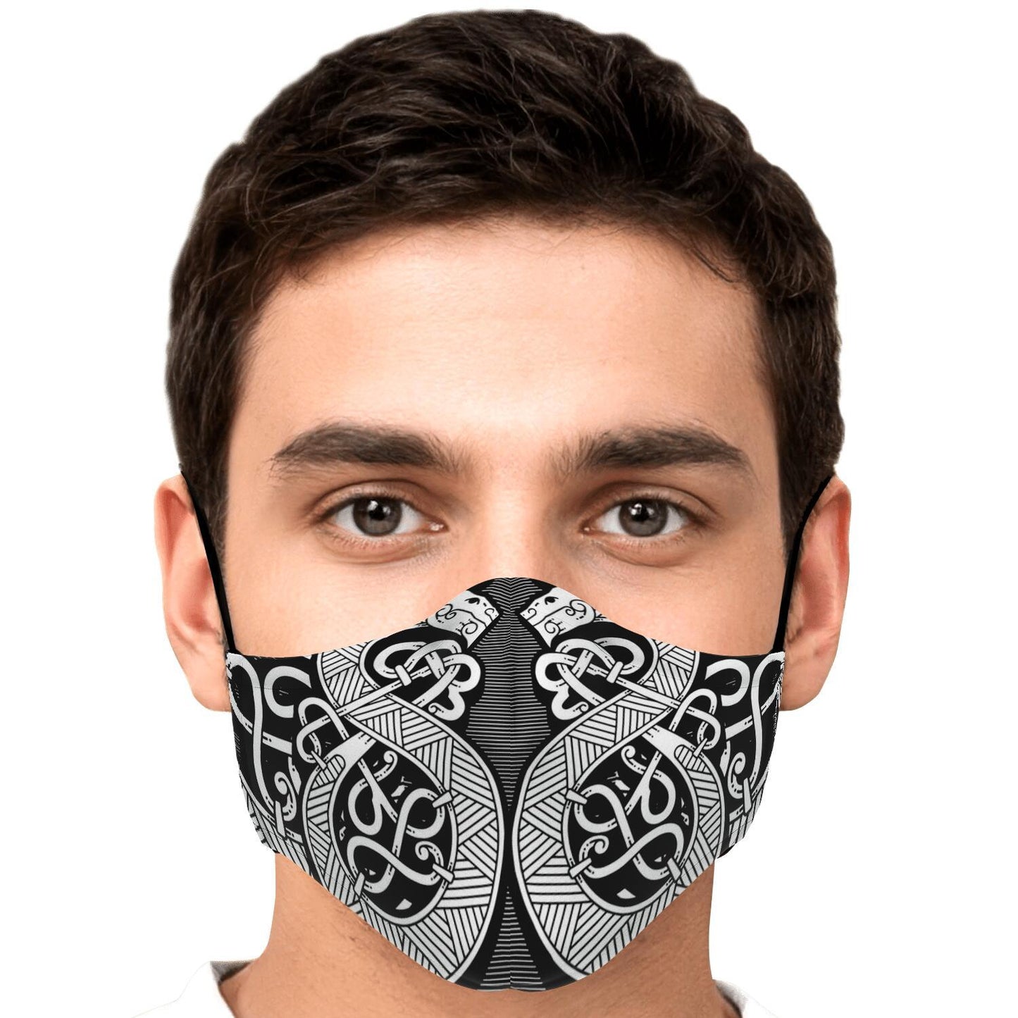 Norse Serpent Viking Face Mask Cover