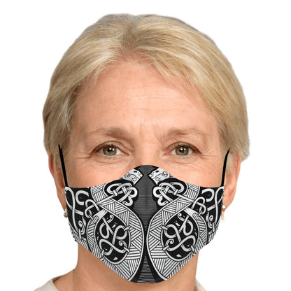 Norse Serpent Viking Face Mask Cover