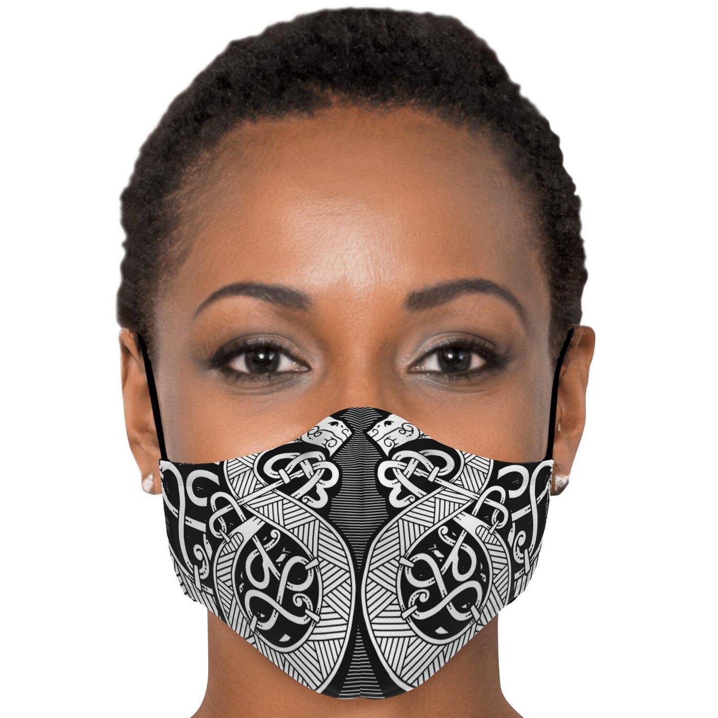 Norse Serpent Viking Face Mask Cover