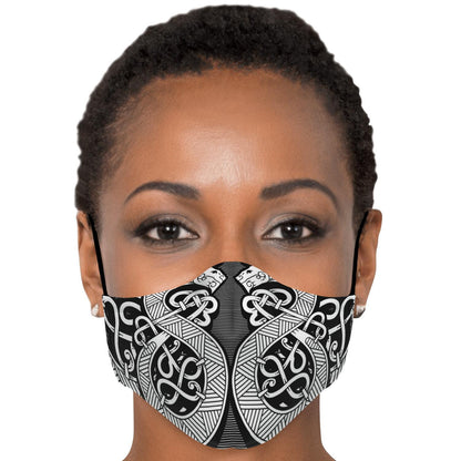 Norse Serpent Viking Face Mask Cover