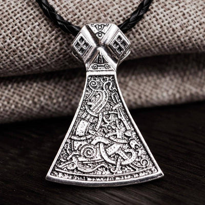 Mammen-Style Viking Axe Pendant, Pewter