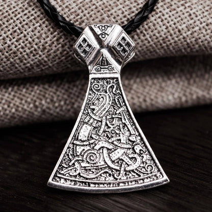 Norse Vikings Legendary Mammen Axe Pendant Mammen Style Large Axe - VikingsBrand