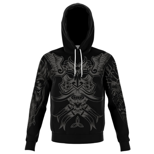 Norse Warrior - Viking Tattoo Style Hoodie 001 - VikingsBrand