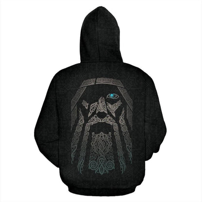 Odin All Over Hoodie - VikingsBrand