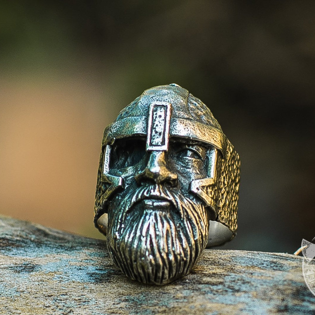 Odin Allfather 925 Sterling Silver Viking Ring - VikingsBrand