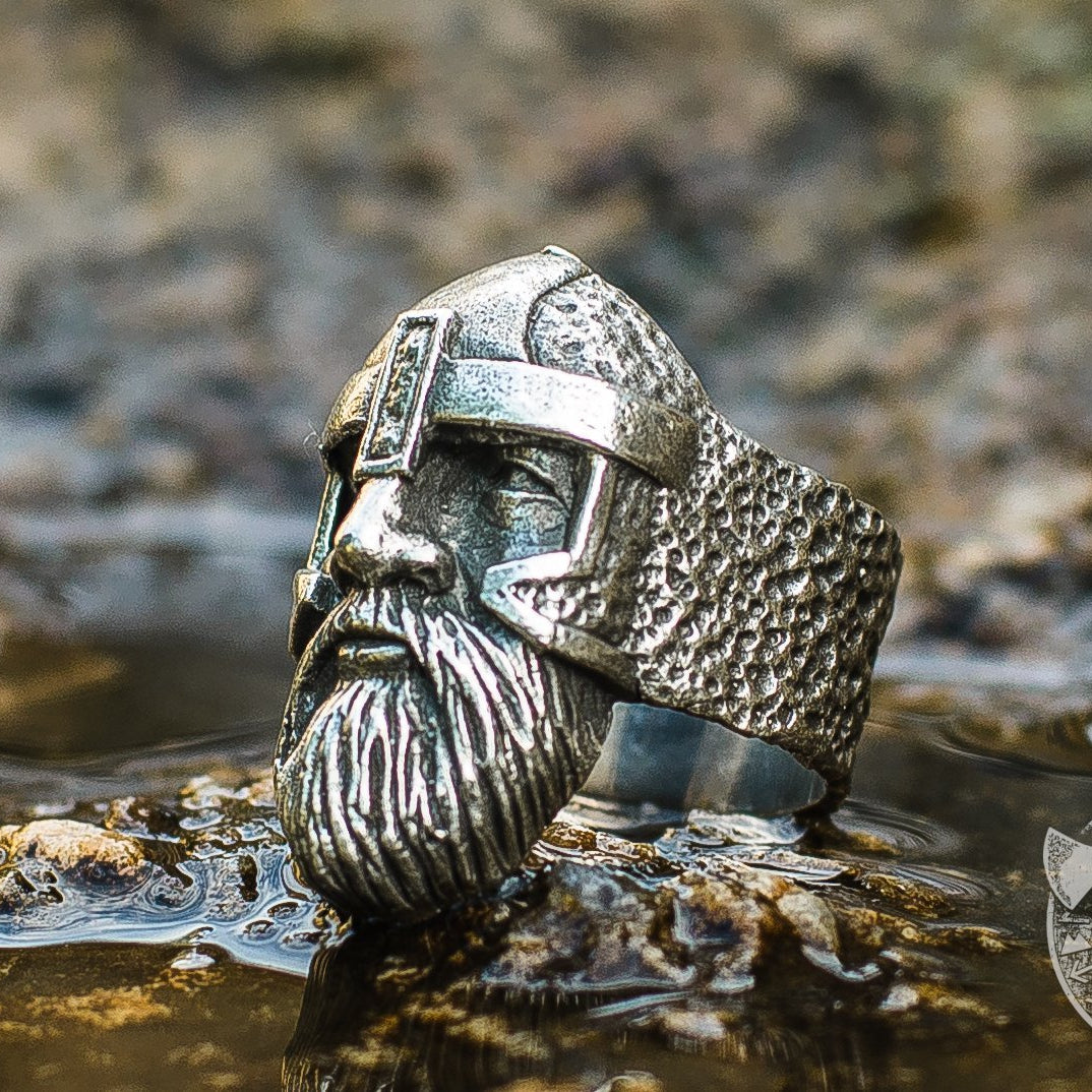 Odin Allfather 925 Sterling Silver Viking Ring - VikingsBrand