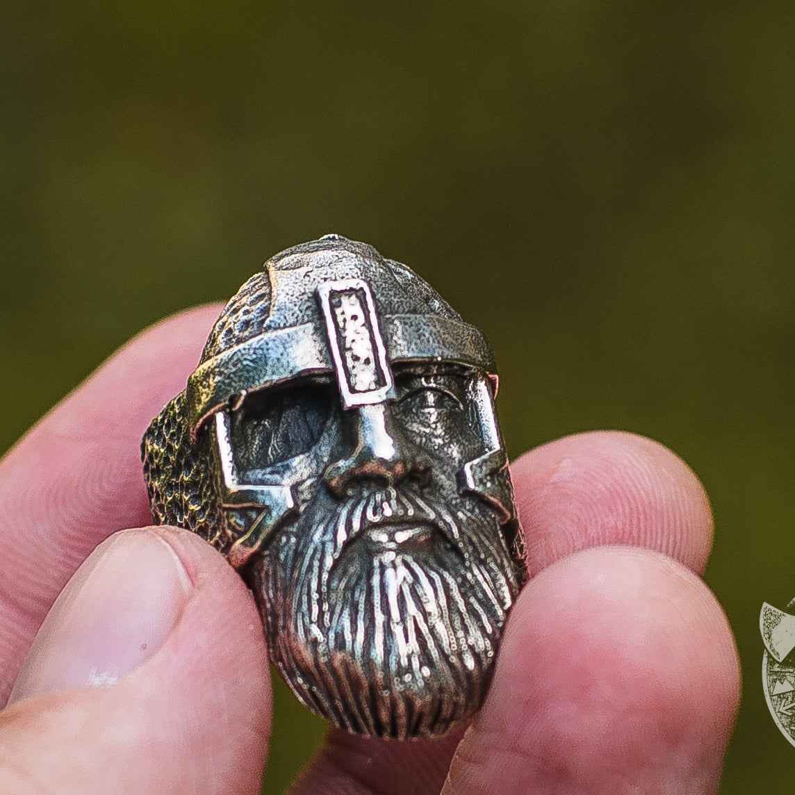 Odin Allfather 925 Sterling Silver Viking Ring - VikingsBrand