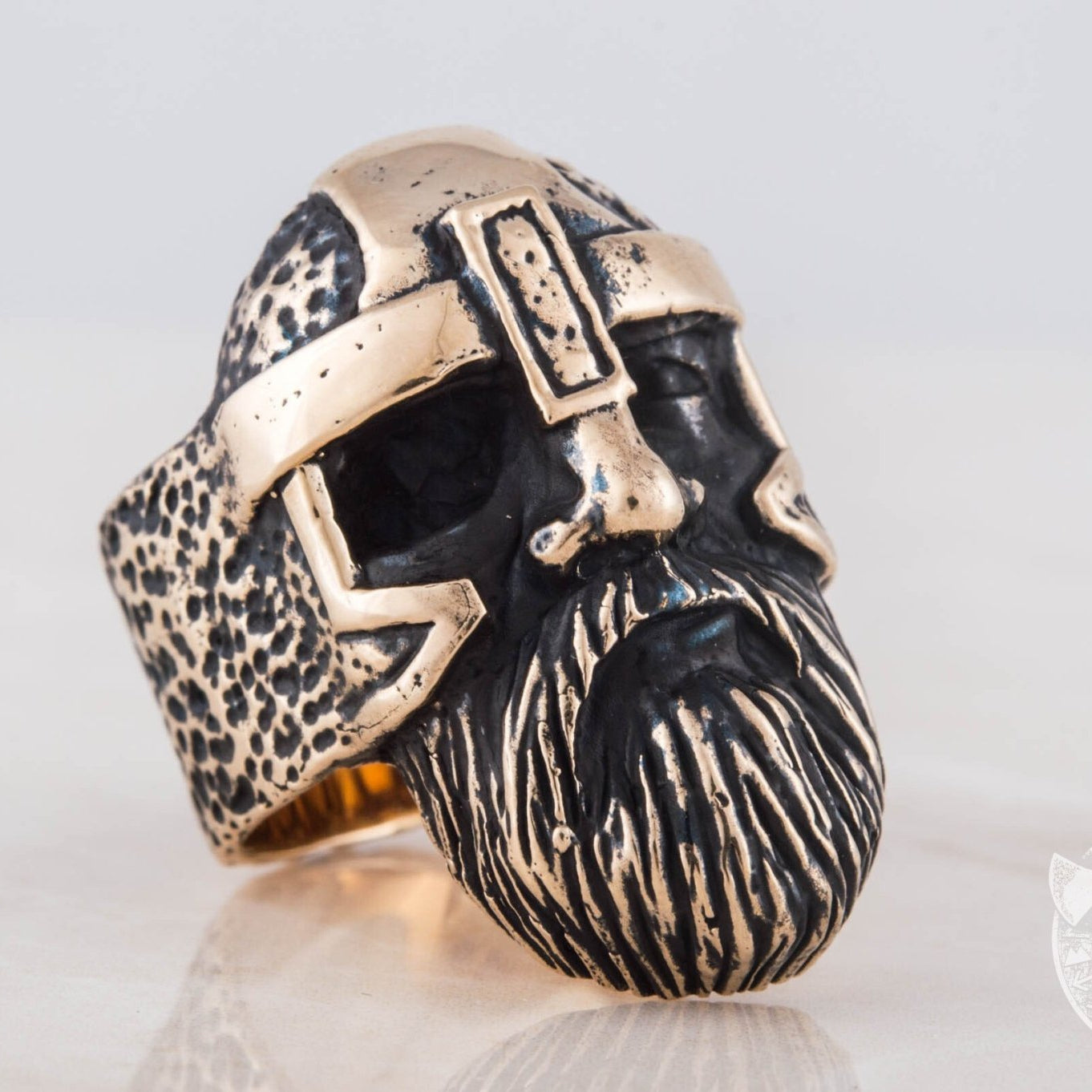 Odin Allfather Handcrafted Viking Bronze Ring