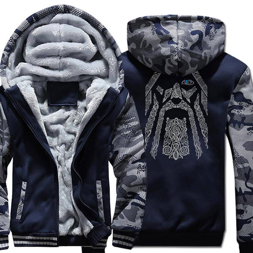 Odin Camouflage Hoodie | Free Worldwide Shipping - VikingsBrand