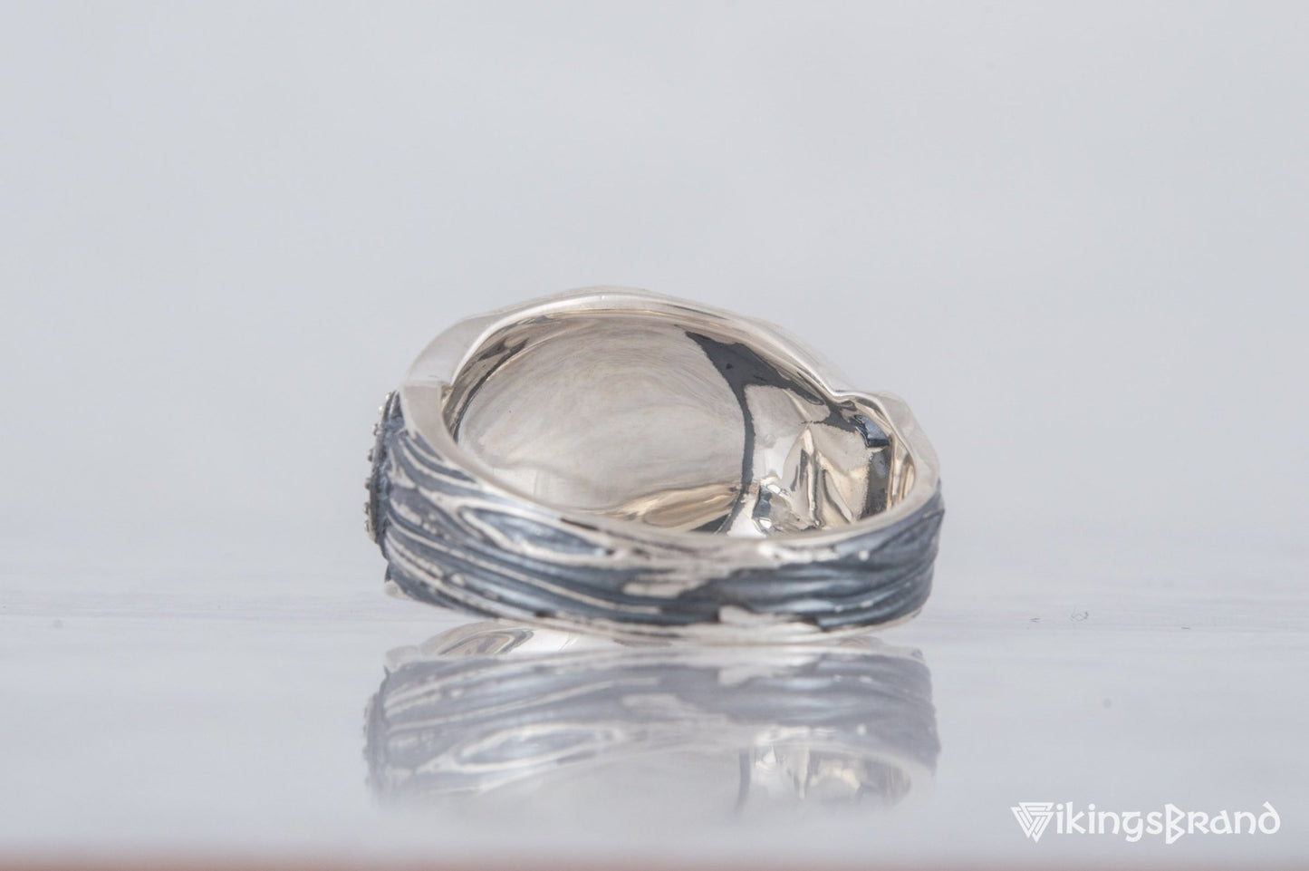 Odin Horn Viking Symbol Ring Sterling Silver Handmade Viking Jewelry